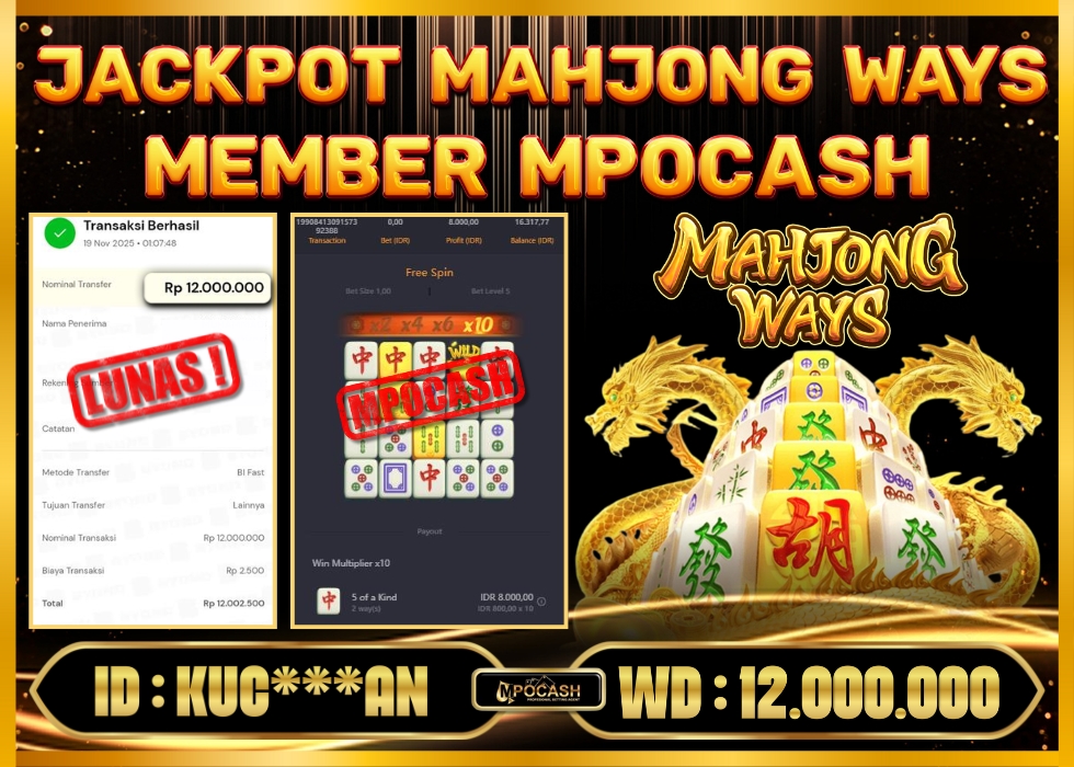 MPOCASH JACKPOT MAHJONG WAYS